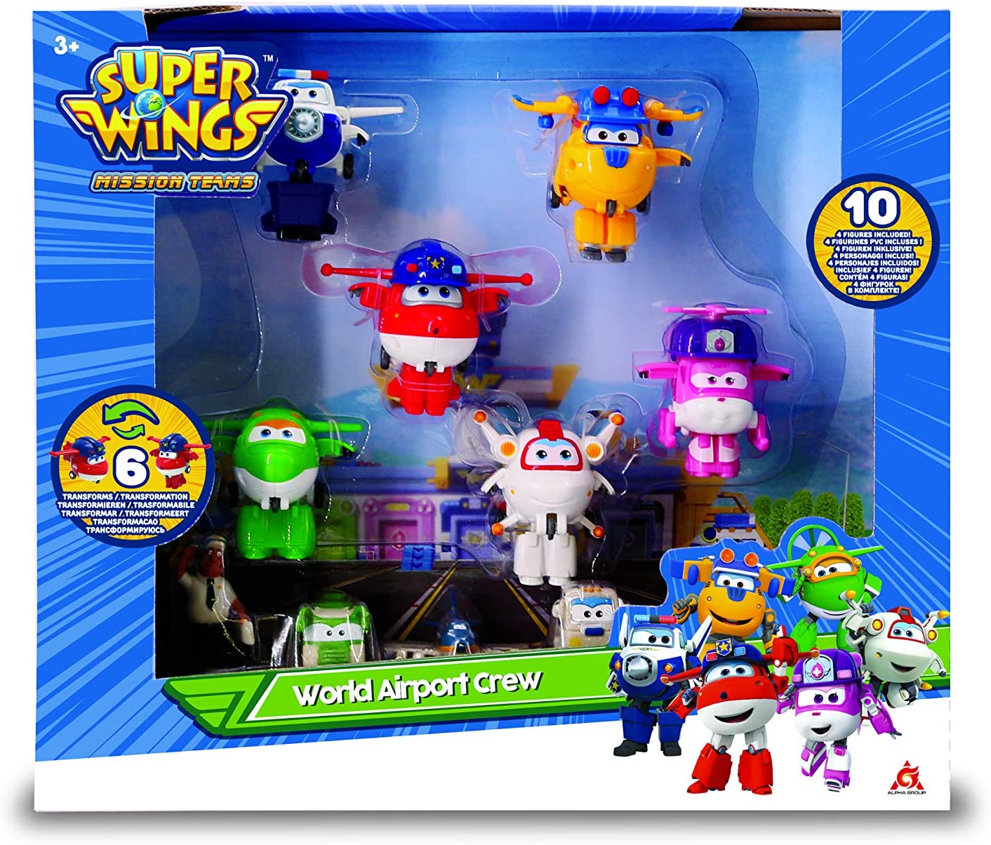 Super wings airport crew online