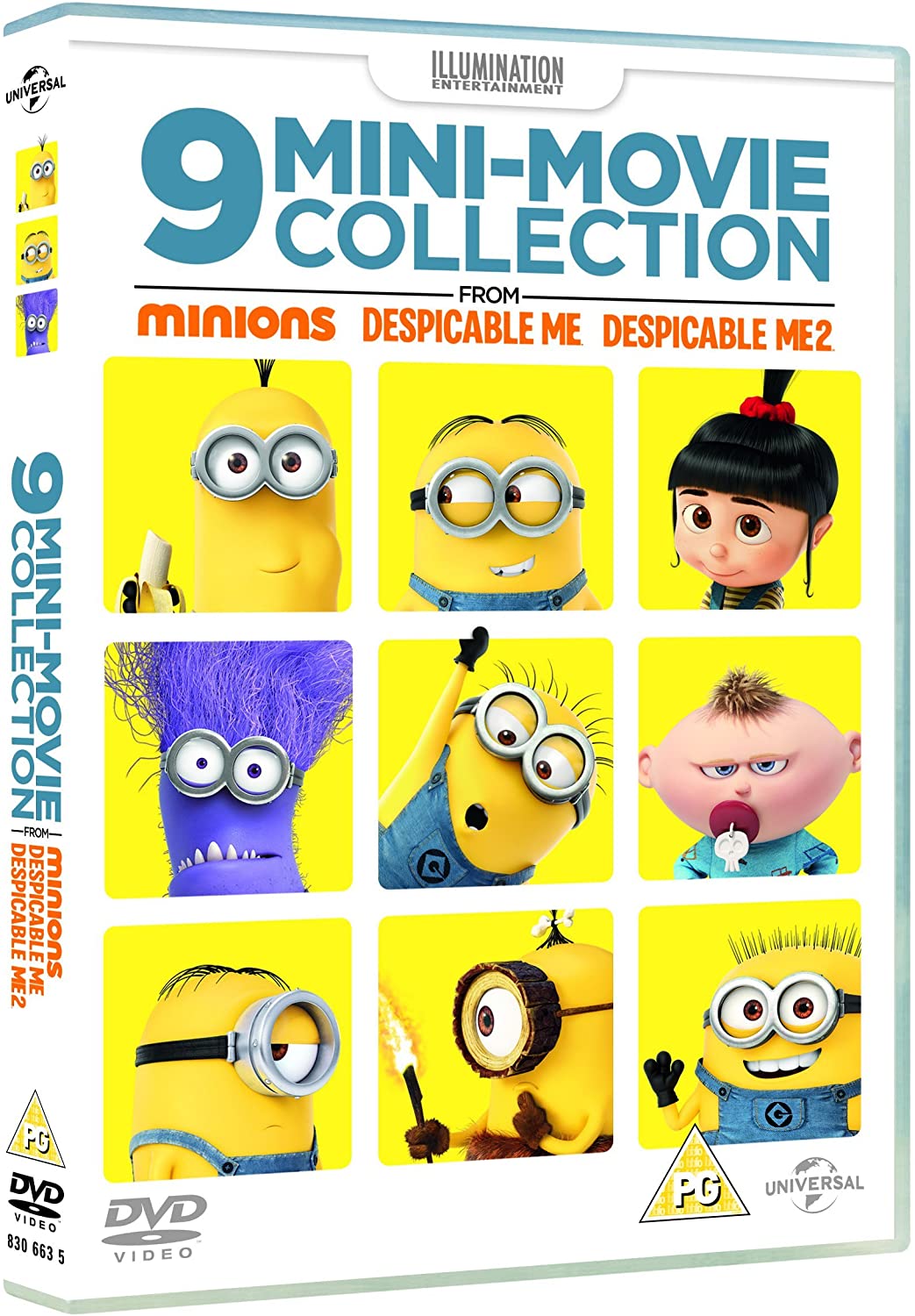 9 Mini Movie Collection From Minions Despicable Me 1 2 DVD