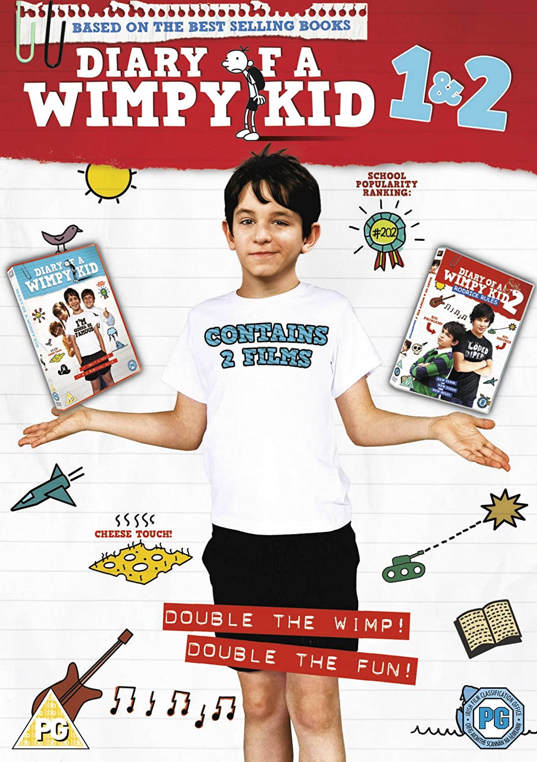 Diary of a Wimpy Kid 1, 2, 3 & 4, DVD Box Set, Free shipping over £20