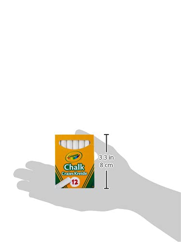 Crayola Anti Dust Chalk - White Chalk (01.0280.10)