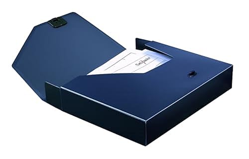 Snopake A4 DocBox Dark Blue 60mm Box File with Push Lock - Gaming Storage Solution (2023)