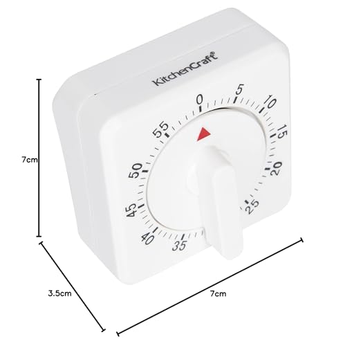 KitchenCraft - Wind Up Mechanical 2 Hour Kitchen Timer