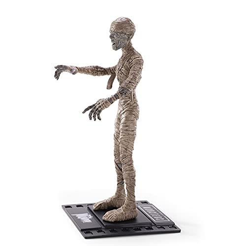 The Noble Collection Universal Monsters Bendyfigs Mumie – 7,5 Zoll (19 cm) edles Spielzeug