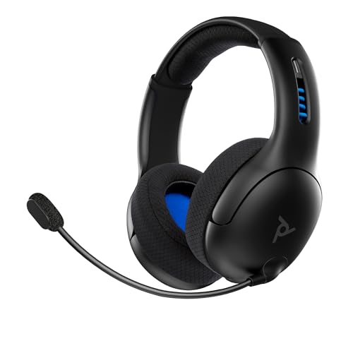 PDP LVL50 Kabelloses Stereo-Headset für PS5 – Schwarz