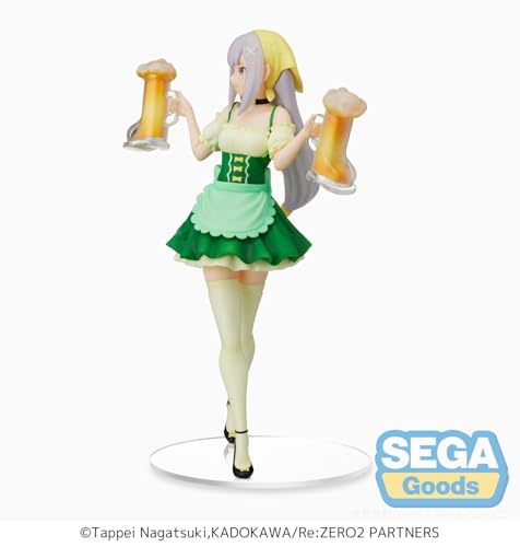 SEGA Re:Zero Emilia Oktoberfest Ver. Statuette PVC Figure (SEGA53703)