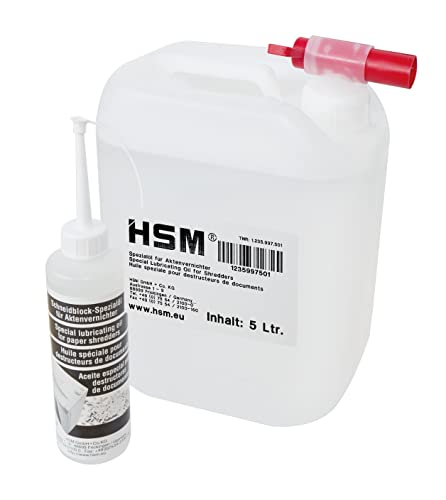 HSM Shredder Lubrication Oil - 250ml Bottle (1235997403)