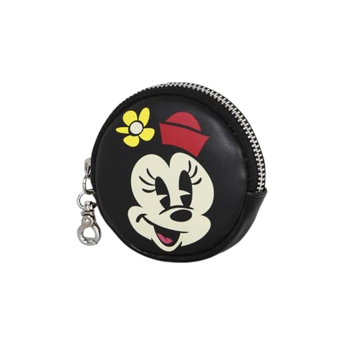 Karactermania Minnie Mouse Round Coin Purse with Zip Closure (06756)