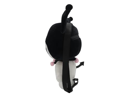 CyP Brands Hello Kitty & Kuromi 3D Plush Backpack (Black)