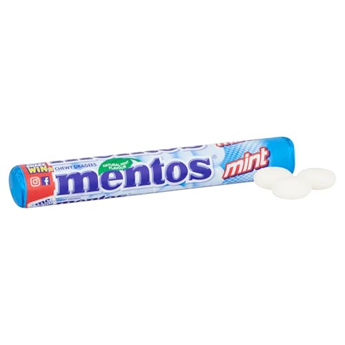 Mentos Mint Chewy Dragees - Pack of 40 x 38G