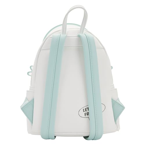 Loungefly Casper the Friendly Ghost Double Strap Shoulder Bag Mini Backpack (White)