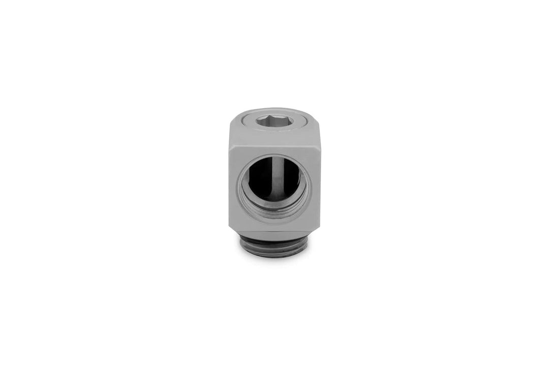 EKWB EK-Quantum Torque Micro Rotary 90° Adapter Fitting - Satin Titanium