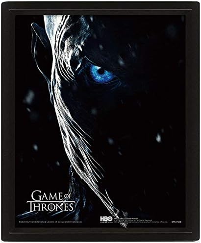 Pyramid International - Game of Thrones Jon Snow vs Knight King 3D Lenticular Poster, Multi-Colour, 10 x 8-Inch