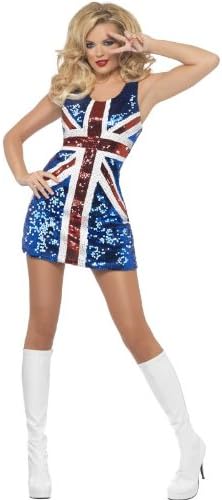 Smiffys Rule Britannia Costume - Women's Size 12-14 (25001S)