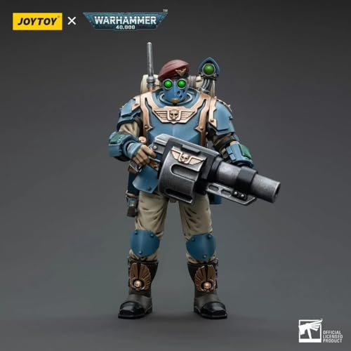 Bloomage Joytoy WH 40K Astra Militarum Tempestus Sci Com Grenadier 1/18 Action Figure (JT5161)