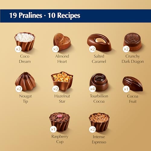 Lindt Swiss Luxury Selection 193g - Premium Assorted Chocolate Pralines Gift Box