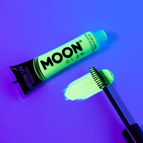 Moon Glow Neon UV Mascara 15ml Groen gloeit helder onder UV-verlichting!