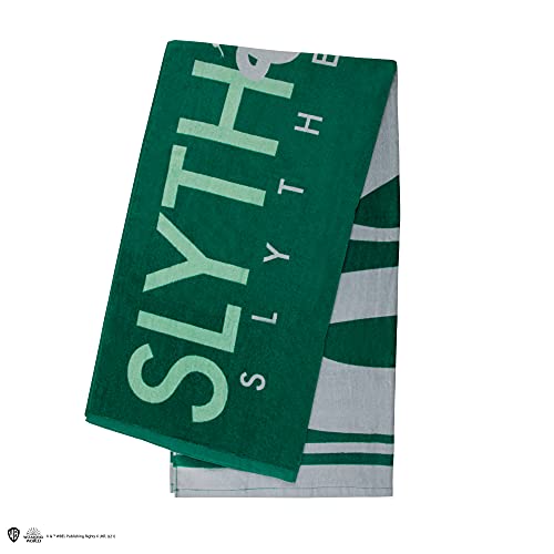 Cinereplicas - Harry Potter Slytherin Beach Towel - Officially Licensed