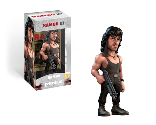 MINIX Movies Rambo Series - Rambo III Collectible Figure with T-Shirt (MN14583)