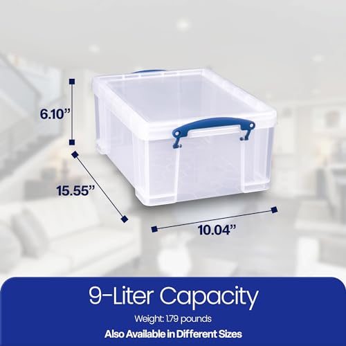 Really Useful 9 Litre Plastic Storage Box - Clear (1999) - DVD Standard Packaging (Region 2)