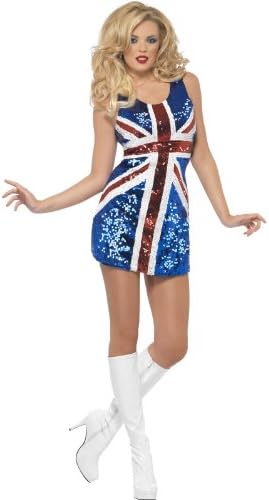 Smiffys Rule Britannia Costume - Women's Size 12-14 (25001S)