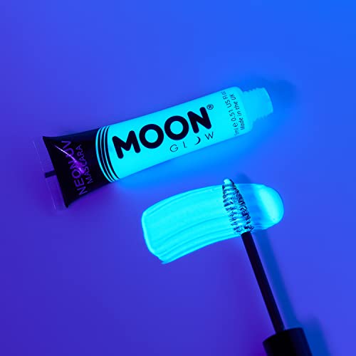 Moon Glow - Neon UV Mascara 15ml Wit – Licht fel op onder UV-verlichting!