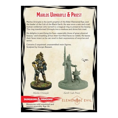 Battlefront Miniature Temple of Elemental Evil Marlos Urnrayle and Priest Game (GF971039)