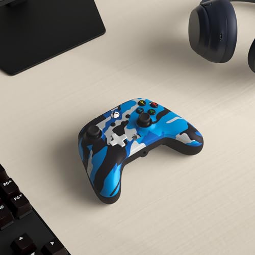 PowerA Enhanced Wired Controller für Xbox – Metallic Blue Camo, Gamepad, Wired V