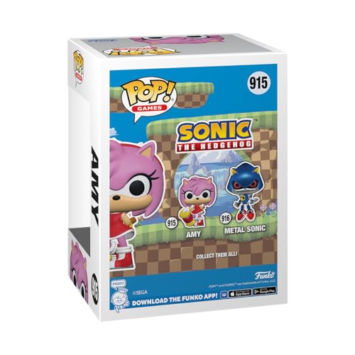 Funko Pop! Games Sonic the Hedgehog - Amy Rose Vinyl Figure (70582)