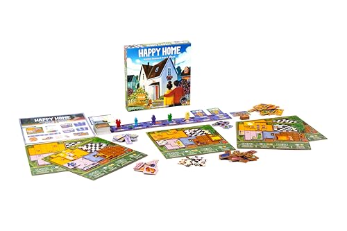 Alley Cat Games Happy Home Strategy Home Decoration Polyomino Game (ACG076)