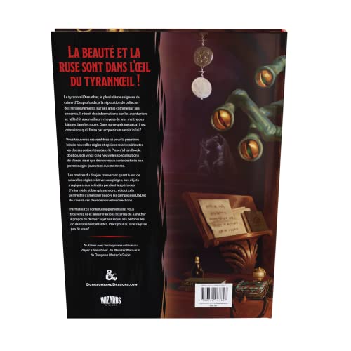 WIZARD OF THE COAST Dungeons & Dragons Le Guide Complet de Xanathar - 5th Edition Expansion for Ages 12+