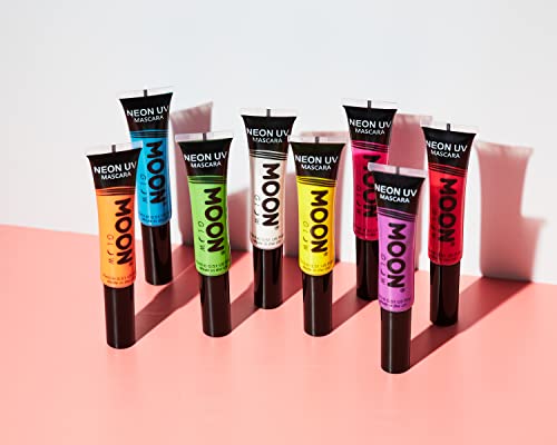 Moon Glow Neon UV Mascara 15 ml Paars gloeit helder onder UV-verlichting!