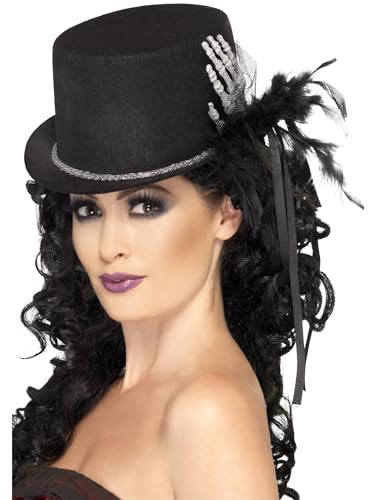 Smiffys Gothic Skeleton Hand Top Hat (One-Size-Fits-Most)