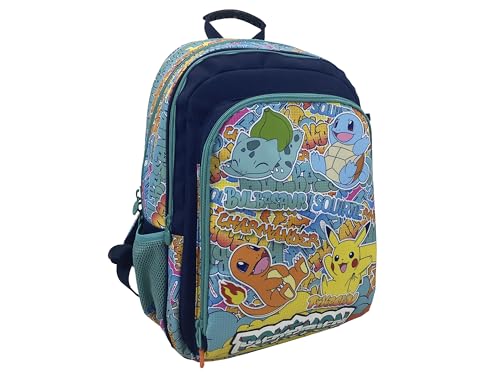 CYPBRANDS Pokémon Unisex Kids School Backpack Adaptable to Trolley (MC-392-PK)