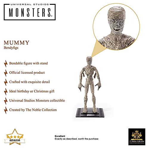 The Noble Collection Universal Monsters Bendyfigs - The Mummy Bendable Figure (NN1165)