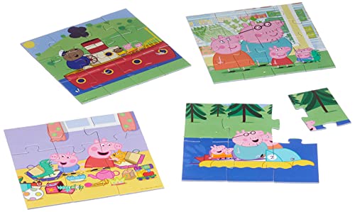 Educa Borrás Peppa Pig Progressive Puzzles - 4 Puzzles for Ages 3+ (6-16 Pieces)