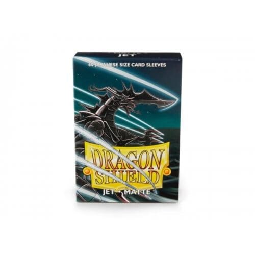 Arcane Tinmen Dragon Shield Matte Japanese Size Sleeves - Jet Trading Card Sleeves (11124)