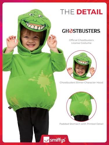 Smiffys Ghostbusters Slimer Costume - Unisex Kids (52561T1)