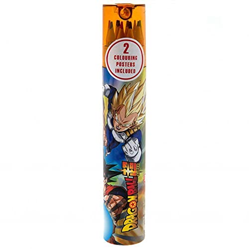 Dragon Ball Z Battle of Gods 12 Colored Pencil Set - Anime Stationery for Fans and Artists