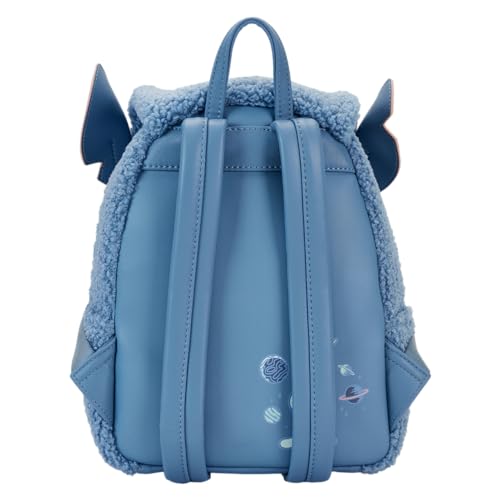 Loungefly Stitch Plush Pocket Mini Backpack (0671803476479)