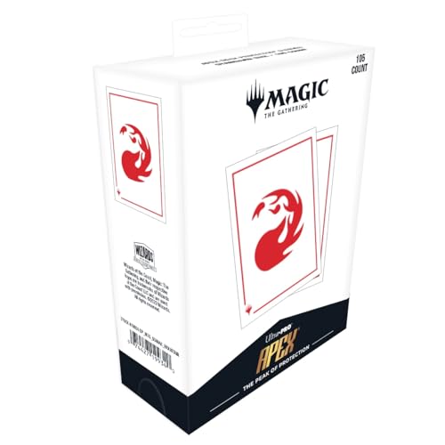 Ultra PRO Magic: The Gathering Trading Cards - Mana 8 Apex Deck Protector Sleeves (Mountain)