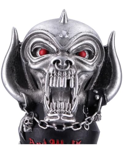 Nemesis Now - Officially Licensed Motorhead Warpig Bottle Stopper, Silver, 13.5cm