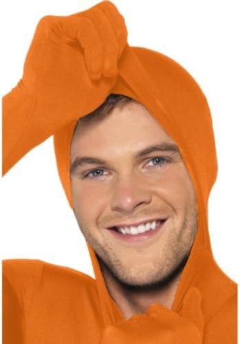 Smiffys Orange Second Skin Costume - Size L (42"-44") (21741M)