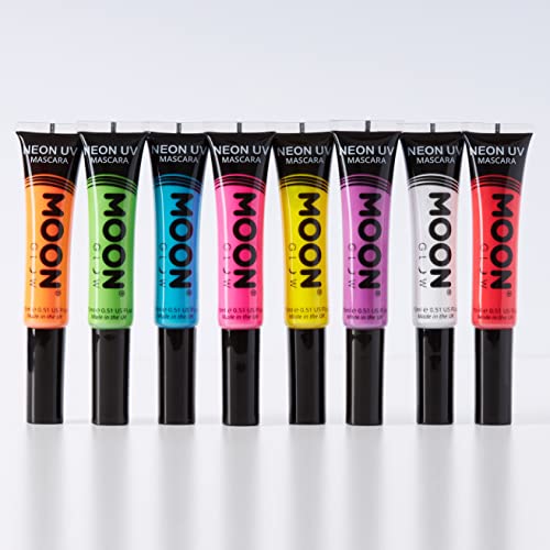 Moon Glow Neon UV Mascara 15ml Groen gloeit helder onder UV-verlichting!