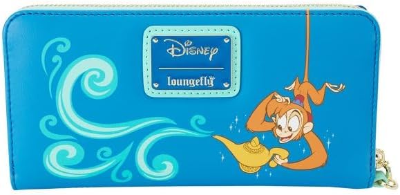 Loungefly Disney Princess Jasmine Wristlet Wallet Blue