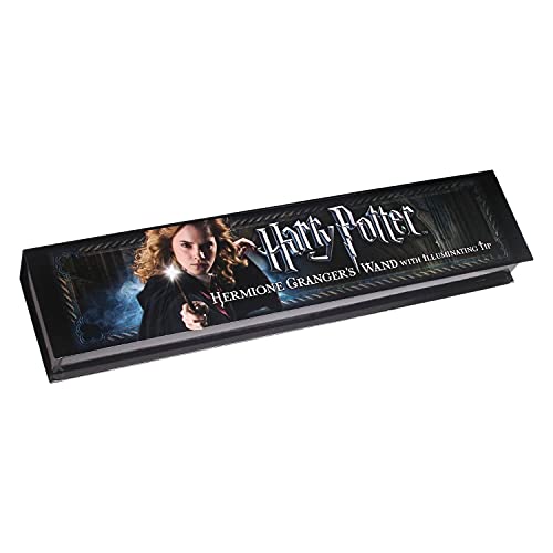 The Noble Collection Harry Potter Hermine Grangers leuchtender Zauberstab – 15 Zoll (39 cm) leuchtender Zauberstab