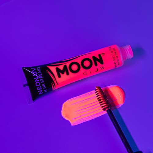 Moon Glow Neon UV Mascara 15 ml Le rouge brille de mille feux sous un éclairage UV !