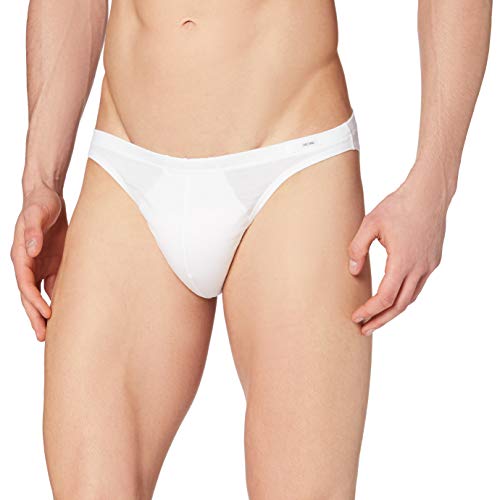 HOM Men's Premium Cotton Micro Briefs, White, XL - Soft, Breathable, and Comfortable Underwear for Everyday Wear