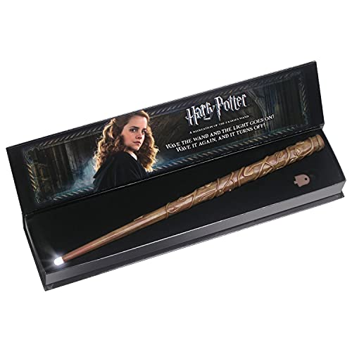 The Noble Collection Harry Potter Hermine Grangers leuchtender Zauberstab – 15 Zoll (39 cm) leuchtender Zauberstab