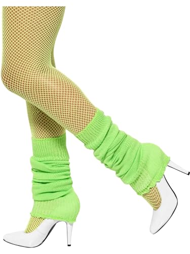 Back to the 80's Leg Warmers - Neon Pink & Neon Green (One Size) (31047)