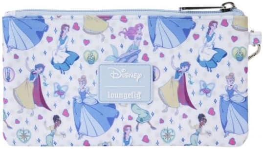 Loungefly Disney Princess Manga Style Nylon Wristlet Wallet (Disney Princess Collection)